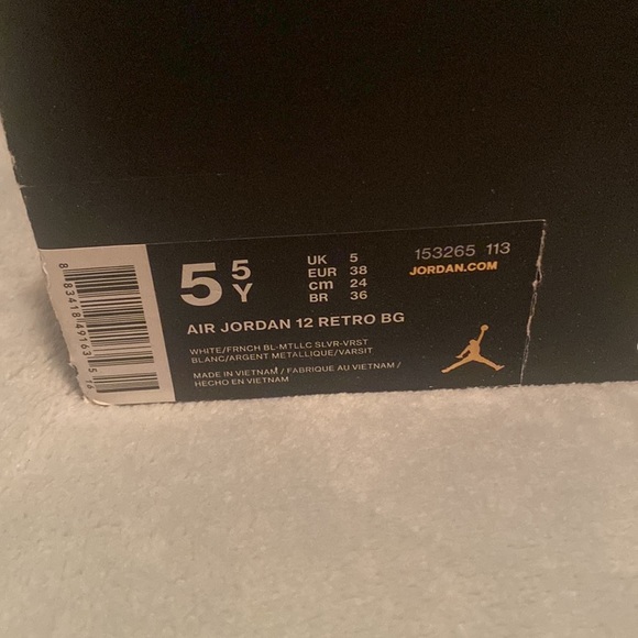 French Blue Jordan 12 - Picture 3 of 6